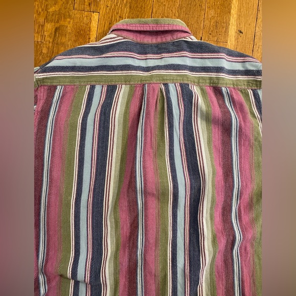 The Territory Ahead Southwestern Textured Cotton Striped Shirt Men’s XXL. - Picture 5 of 14